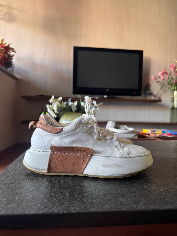 Кроссовки из натуральной кожи AS98 размер 38