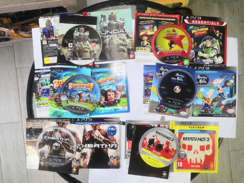 Лицензионные Игры PS3 набор 48 штук