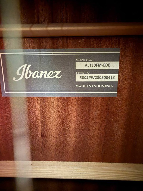 Электроакустическая гитара Ibanez ALT30FM-EDB 2
