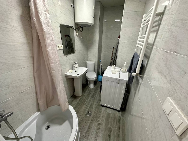 1+1 квартира, 45 кв, 4 этаж, с духовой 6