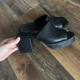 Women’s Nike and Puma sneakers, black mules 3