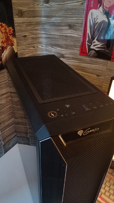 Кейс Genesis gaming irid 515 с вентиляторами и хабом 4