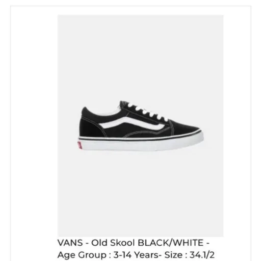 Кеды Vans Old Skool, размер 34,5