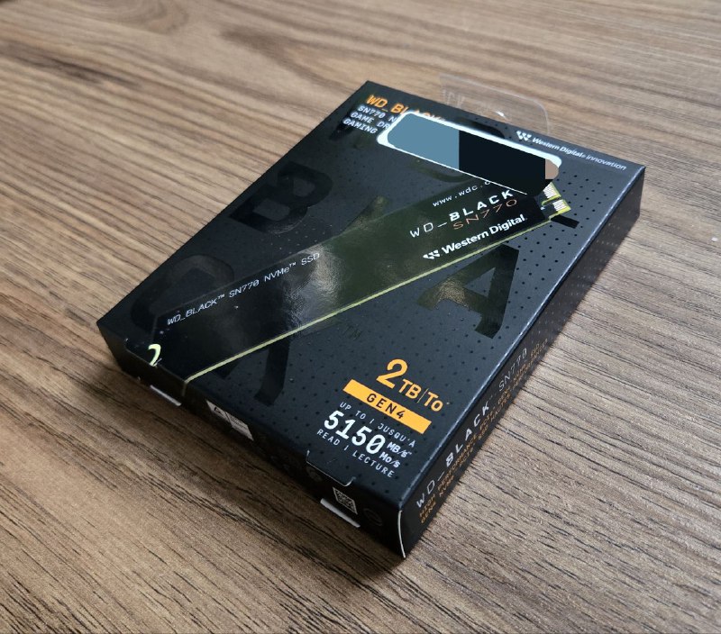 WD_BLACK SN770 2TB NVMe SSD