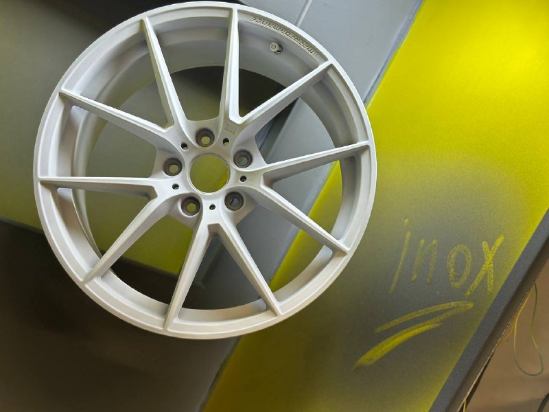 Покраска дисков порошковой краской 3