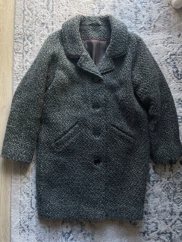 Пальто утепленное из натуральной шерсти 3