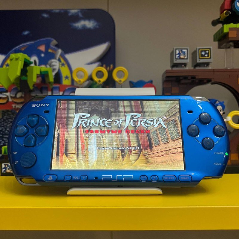 PSP 3000 Radiant Blue портативная ретро консоль