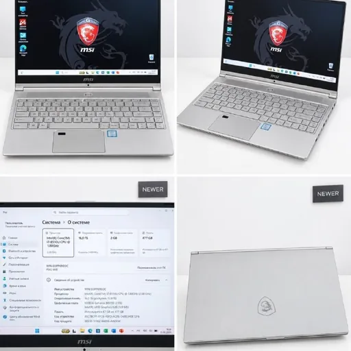 Ноутбук MSI Prestige i7 16GB 512GB MX150