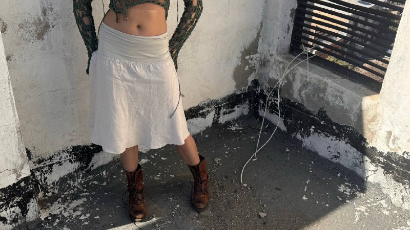 Linen skirt Size S/M