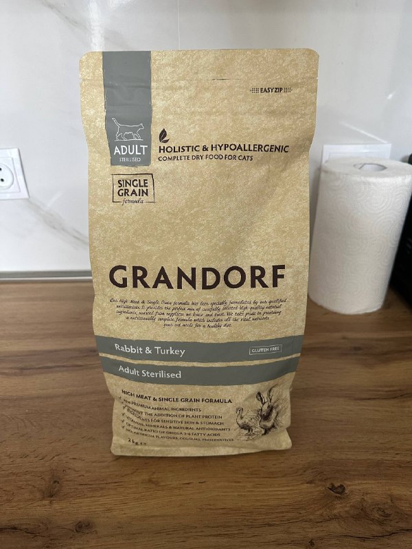 Корм для кошек Grandorf Rabbit & Turkey