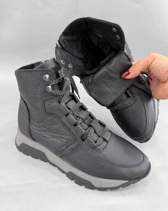 ботинки женские натуральная кожа с мехом 38 размер