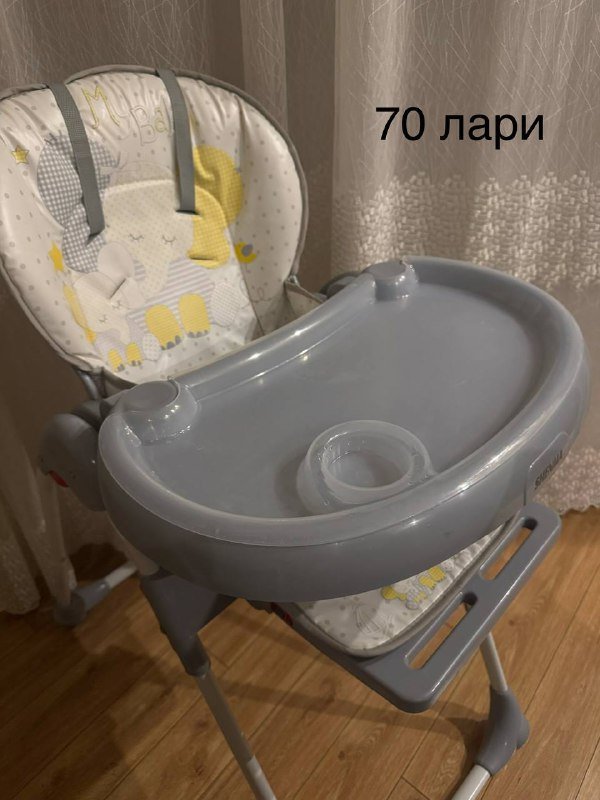 Стульчик для кормления, приставная кроватка, шезлонг, вещи для младенца 68 размер 5