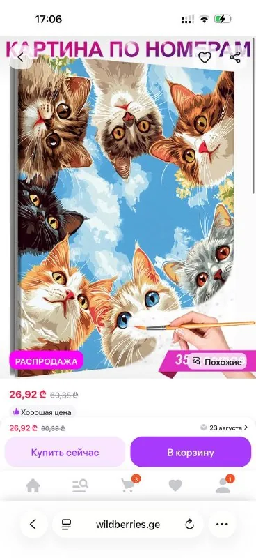 Картина по номерам 1