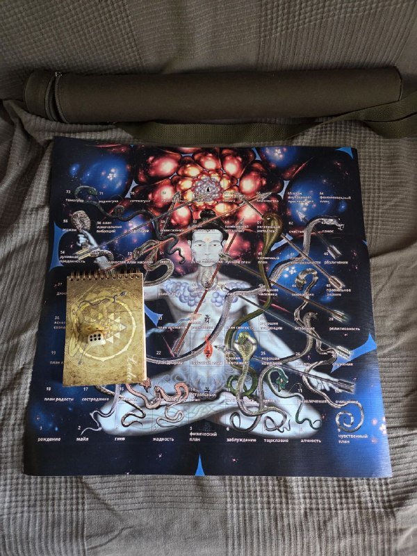 Настольная игра с игровым полем и кубиком