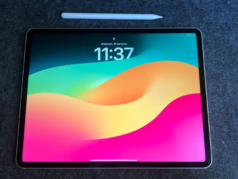 iPad Pro M1 12.9, чехол, Apple Pencil