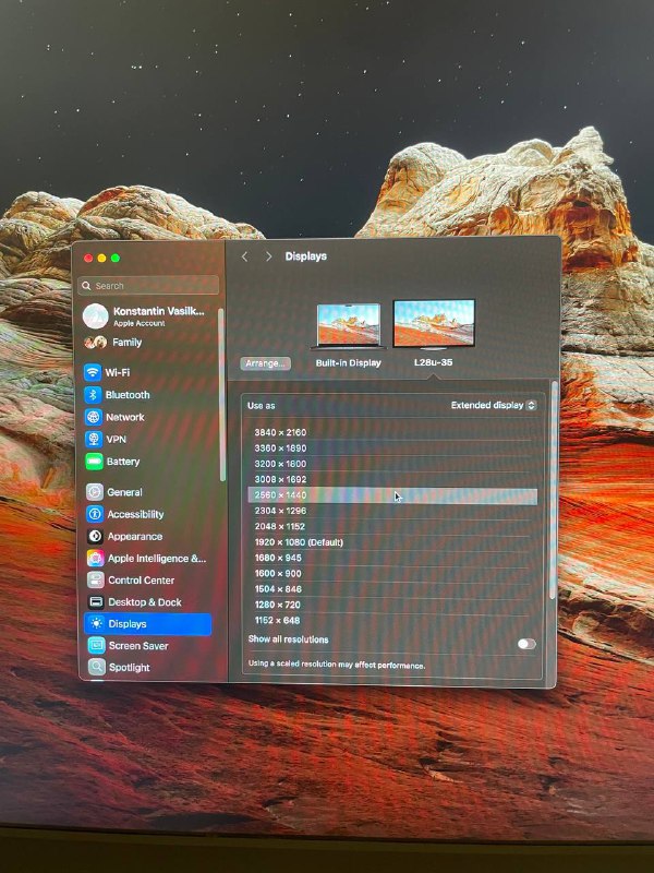 UHD-монитор Lenovo L28u-35 28" 4K IPS 2