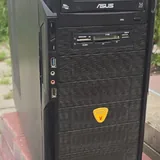 Корпус Aerocool, блок питания Raidmax 735W, видеокарта Palit 1050Ti, кулер Titan 1
