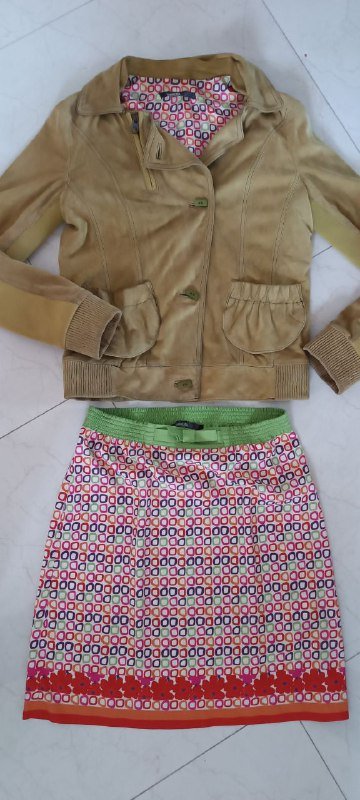 Куртка замшевая, юбка, платье, куртка двусторонняя