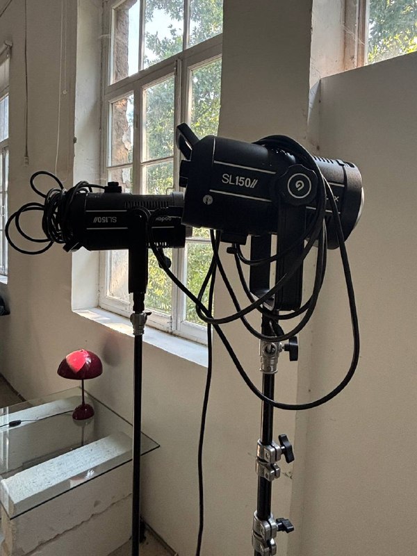 2 постоянных источника света SL150 Godox