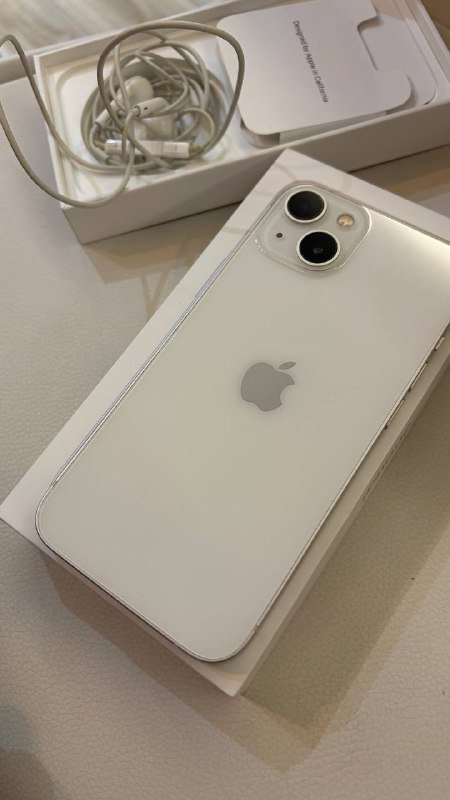 iPhone 13 256gb белого цвета 5