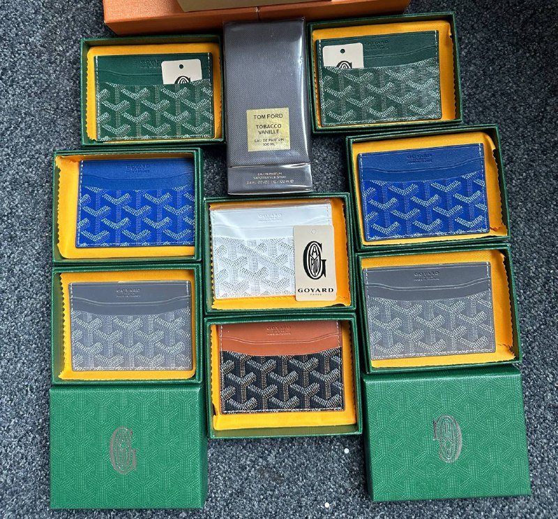 Картхолдер GOYARD разных цветов 4