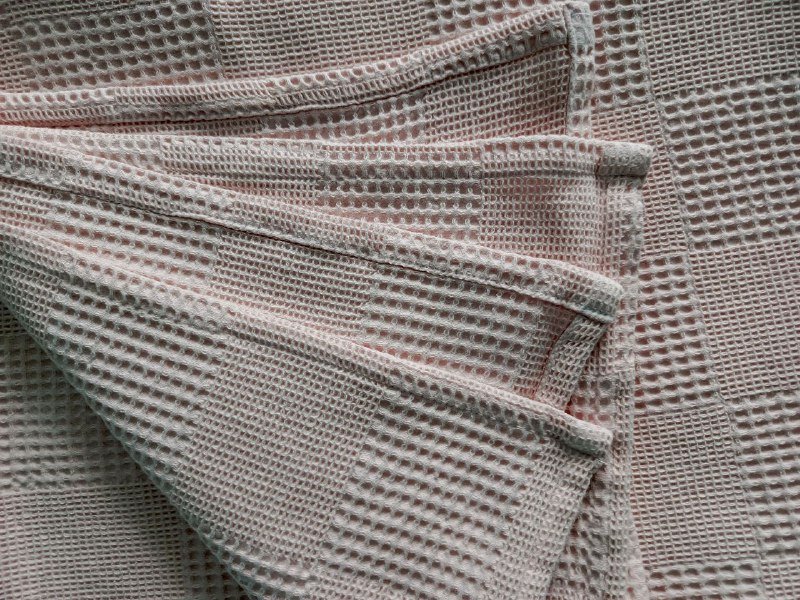 Большое покрывало пыльная роза 240х210 см 2