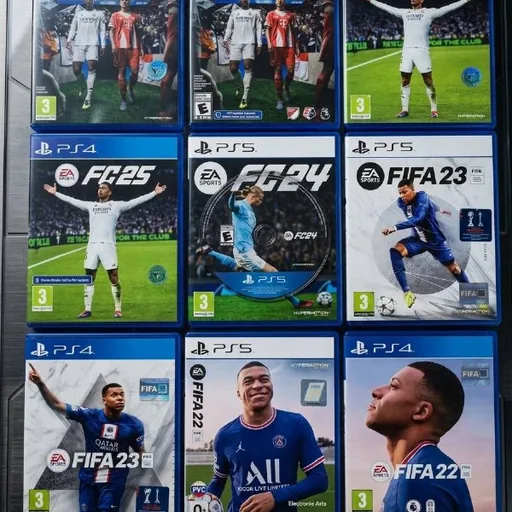 EA Sports FC 26, EA Sports FC 25, EA Sports FC 24, FIFA 23, FIFA 22