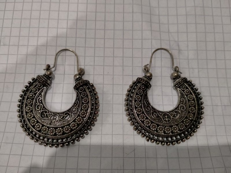 Восточные винтажные серьги
