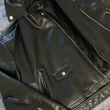 Кожаная косуха Stradivarius, размер M 1