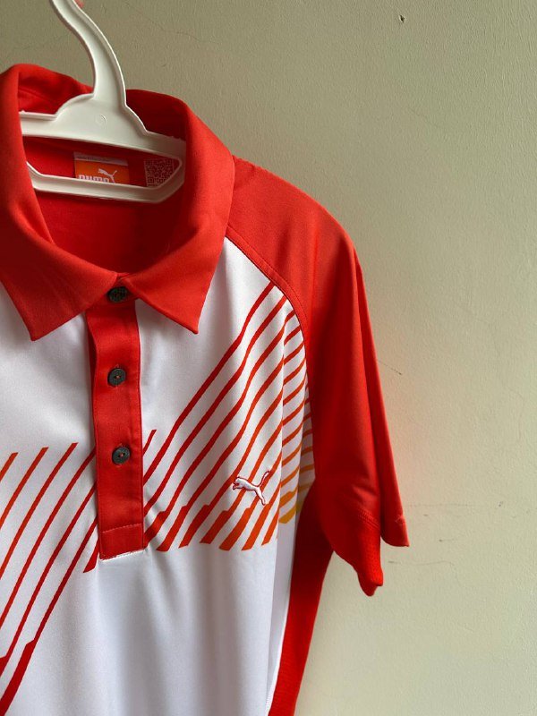 Винтажная рубашка-поло Puma мужская M 3