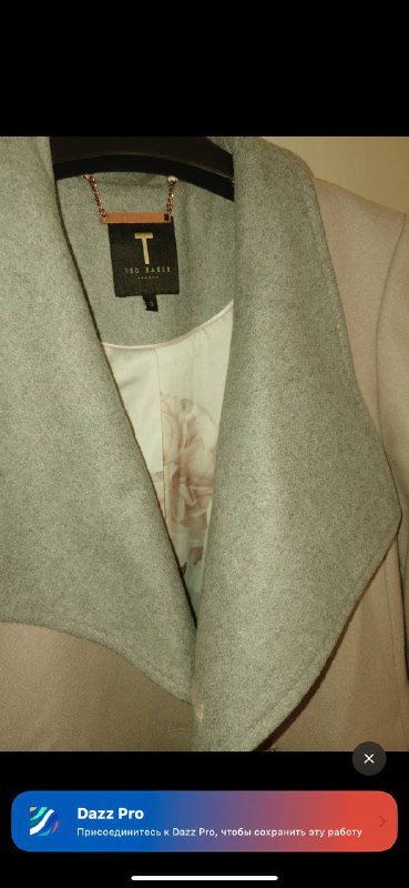 Пальто Ted Baker London розовое размер М 4