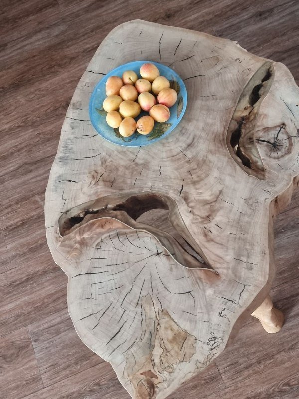 Журнальный стол со стеклянными вставками 4