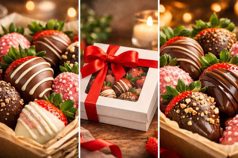 Подарочная клубника в шоколаде