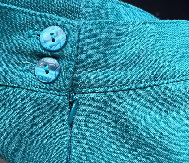 Льняной костюм-кимоно женский 8