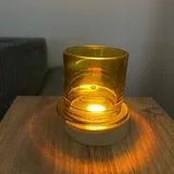 Стеклянный подсвечник, стакан 3
