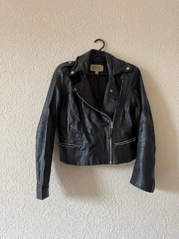 Кожаная косуха Mango, размер S