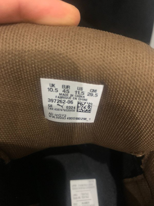 Кроссовки Puma Park Lifestyle OG 45 размер