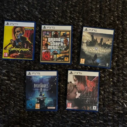 Игры PS5 Cyberpunk, GTA, Hogwarts, Nightmares, Death Stranding