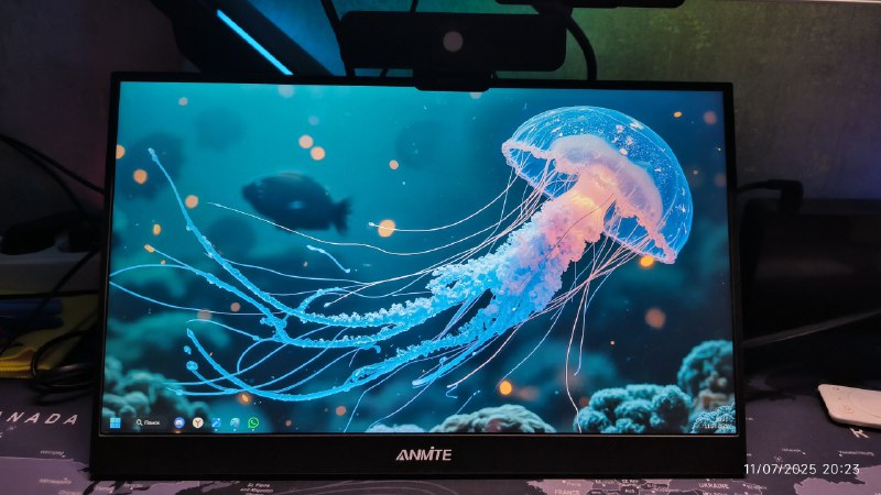 Портативный сенсорный монитор Anmite 15.6"