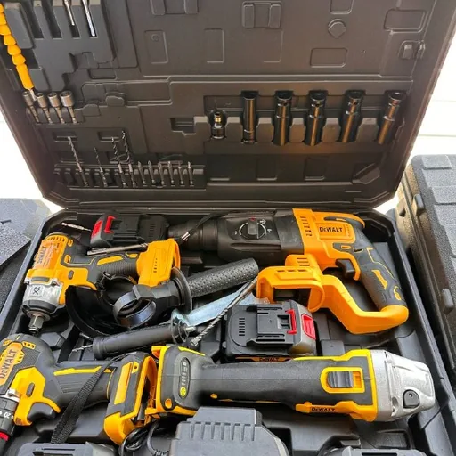 Набор Dewalt, перфоратор, болгарка, шуруповерт, гайковерт