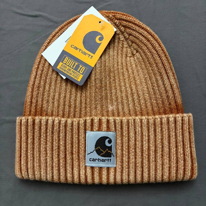 Шапки Carhartt (реплики) коричневые 2