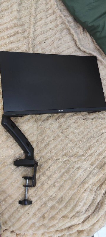 ПК с процессором Intel core i5-7600, видеокарта Nvidia GTX 1060, монитор Acer vg240y, кронштейн для монитора 1