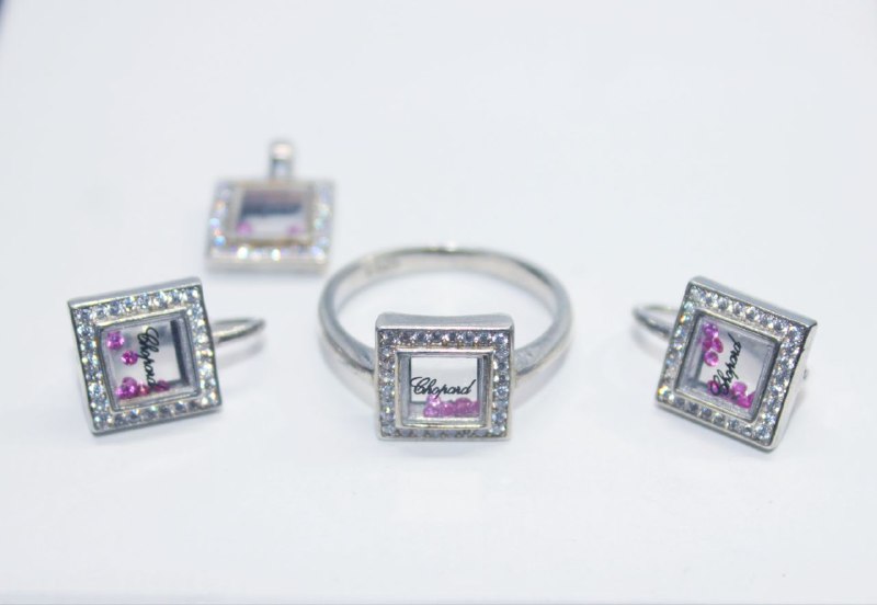 Серебряные украшения Chopard 925 и S925 5