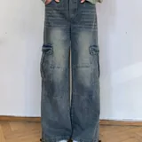 Джинсы карго на резинке, штаны Zara 2