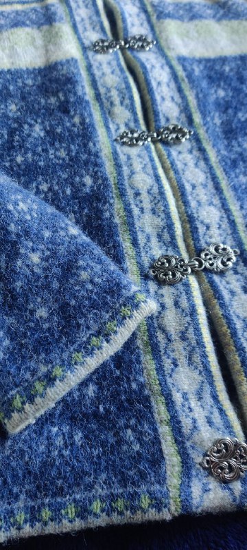 Винтажный шерстяной кардиган 90-х годов от Carroll Reed 3