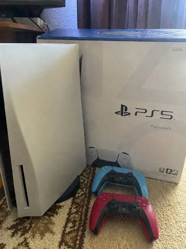 PlayStation 5 с дисководом, 2 DualSense
