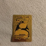 Коллекционная золотая карточка Pokémon 1