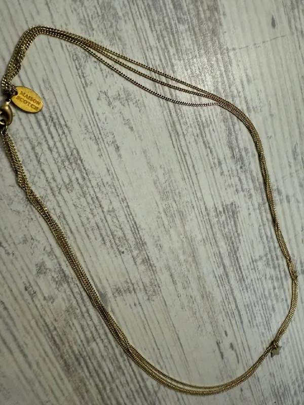 Винтажная цепочка с подвеской-звездочкой Maison Scotch 1
