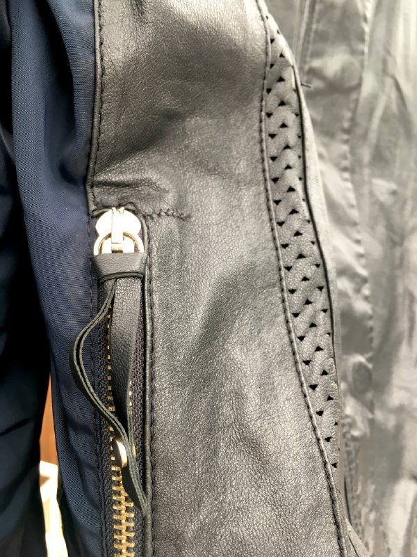 Кожаная куртка женская размер S 4