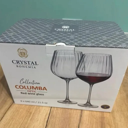 Набор бокалов Columba Optic Crystal Bohemia
